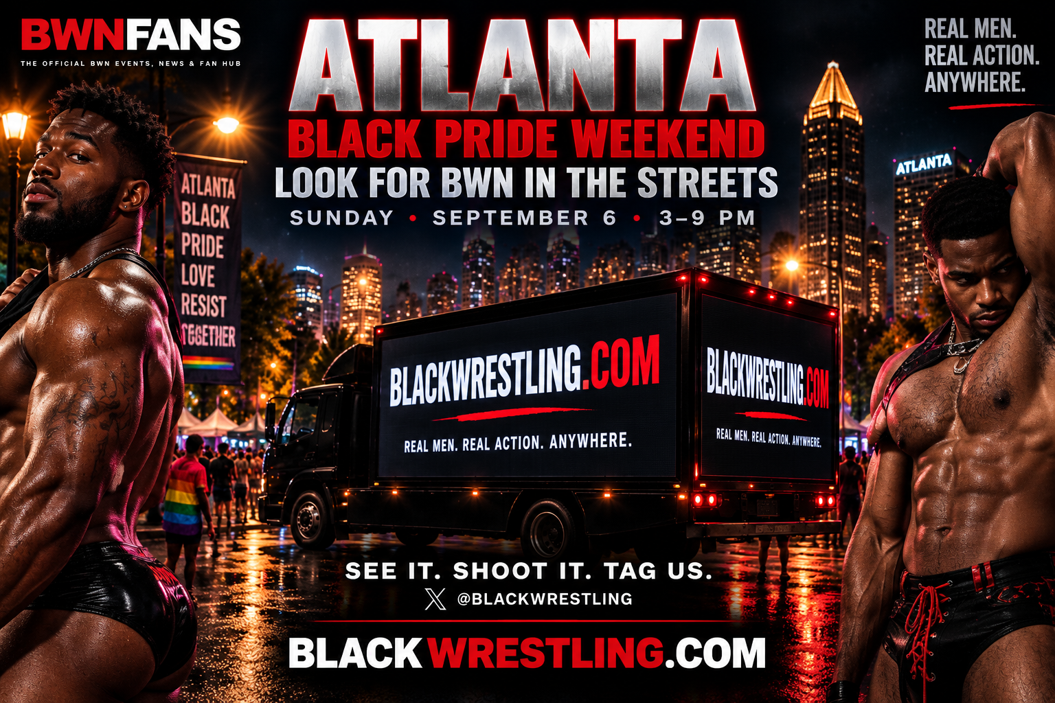 BWN Atlanta Black Pride Weekend mobile billboard